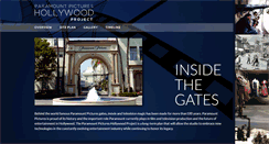 Desktop Screenshot of paramounthollywoodproject.com